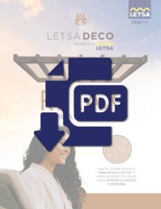 Descargar catálogo Letsa Deco lámina decorativa con fibras de yute, acceso rápido al archivo completo del material.