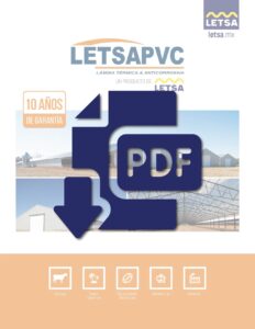Descarga el catálogo LETSAPVC: láminas térmicas y anticorrosivas con garantía de 10 años.