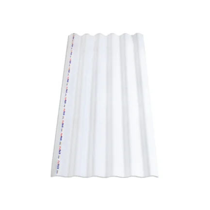 LA 20 Blanco (Frontal). Laminado plástico de Acripol con una composición del 70% de resina y un 30% de fibra de vidrio