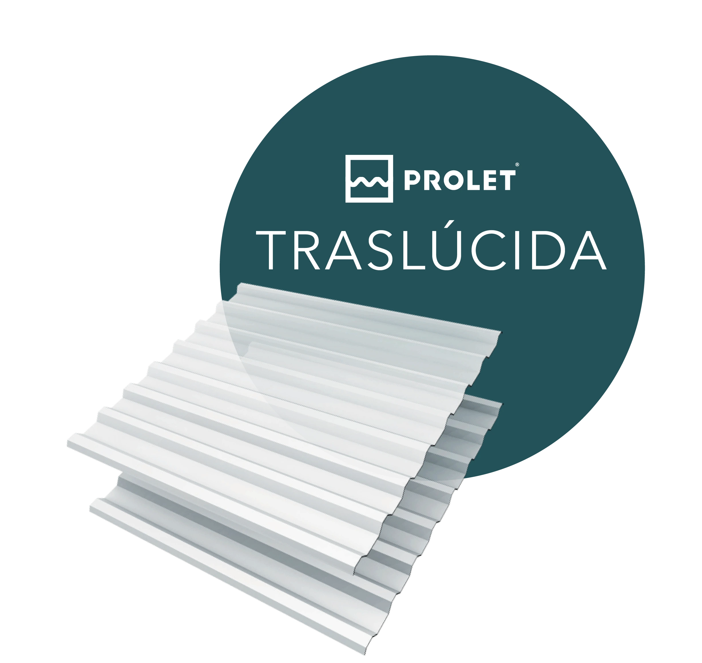 Imagen representativa de la línea de láminas industriales Letsa Prolet Traslúcida
